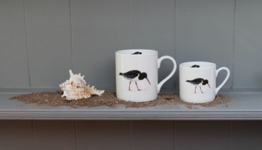 Oystercatcher bone china mugs