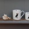 Puffin bone china mugs