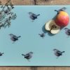 Wren glass chopping board with sliced fruit